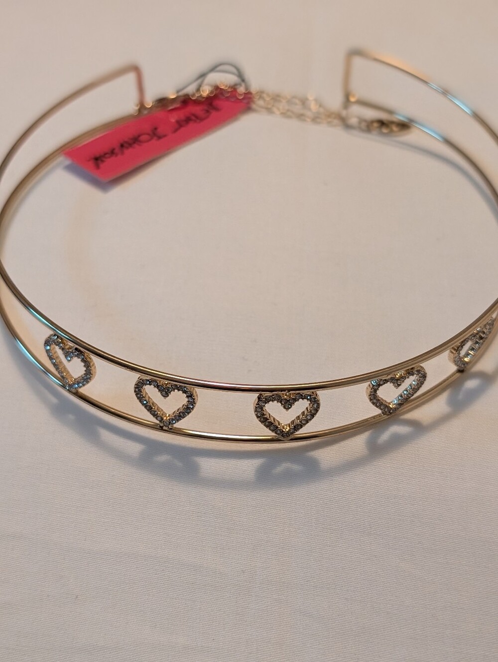 Betsey Johnson Chocker With Extender NWT